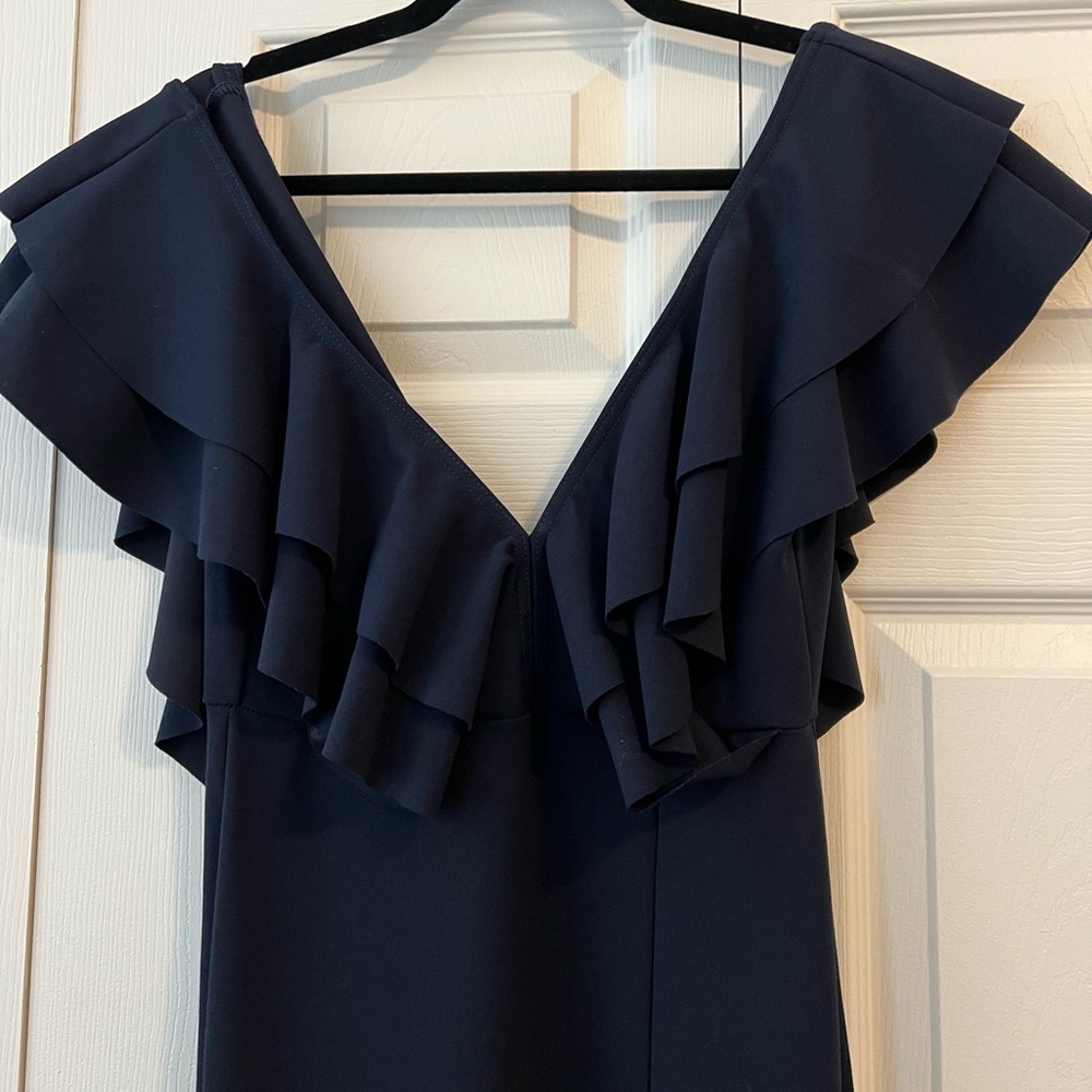 Navy blue mermaid maxi gown/dress - Picture 2 of 4